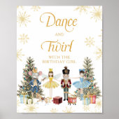 Dans en draai met het verjaardagsmeisje Notenkrake Poster (Voorkant)