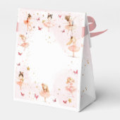 Dans en draai schattige ballerina ballet kind verj bedankdoosjes (Achterkant)