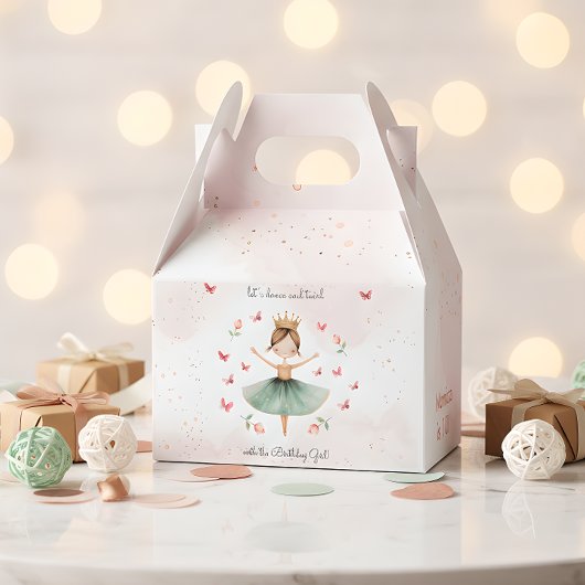 Dans en draai schattige ballerina ballet kind verj bedankdoosjes