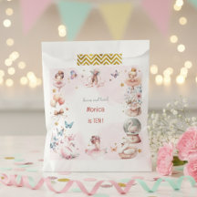 Dans en draai schattige ballerina ballet kind verj