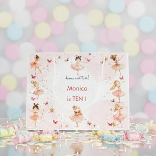 Dans en draai schattige ballerina ballet kind verj groot cadeauzakje