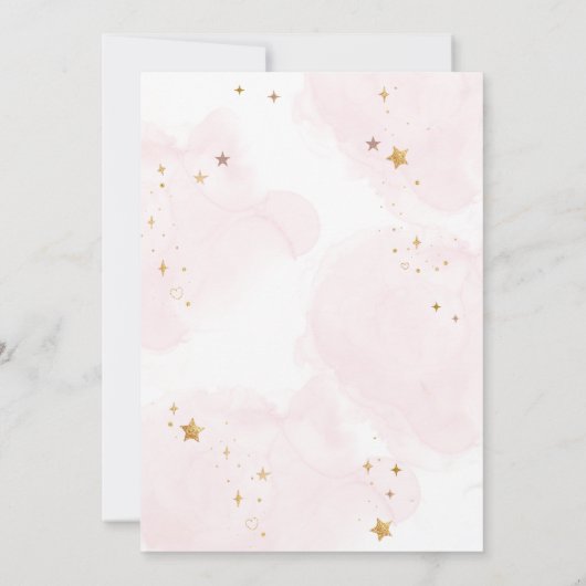 Dans en draai schattige ballerina ballet kind verj kaart (Achterkant)