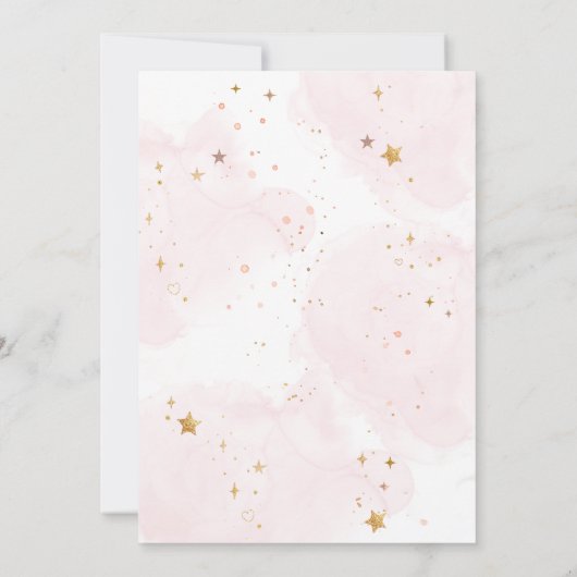 Dans en draai schattige ballerina ballet kind verj kaart (Achterkant)