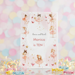 Dans en draai schattige ballerina ballet kind verj medium cadeauzakje