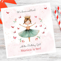 Dans en draai schattige ballerina ballet kind verj