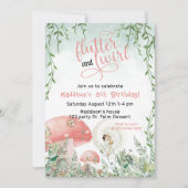 dans en draai Verjaardag, Tuinfeest Kaart (Voorkant)