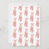 Dans en Kronkel Roze meisje Custom Verjaardag Kaart (Achterkant)