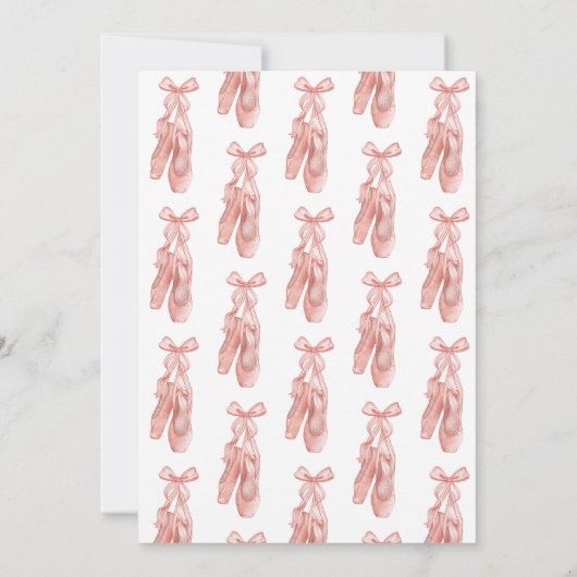 Dans en Kronkel Roze meisje Custom Verjaardag Kaart (Achterkant)