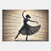 Dans en muziek zullen de wereld redden inpakpapier vel (Voorkant 2)