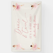 Dans en Pirouetter Ballerina Roze Ballet Baby Show Spandoek (Verticaal)