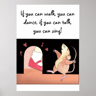 Dans en Sing Poster