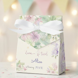 Dans en twirl ballerina waterverf verjaardag bedankdoosjes