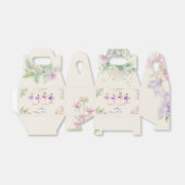 Dans en twirl ballerina waterverf verjaardag bedankdoosjes (Uitgevouwen)