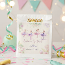 Dans en twirl ballerina waterverf verjaardag