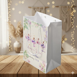 Dans en twirl ballerina waterverf verjaardag medium cadeauzakje