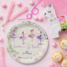 Dans en twirl ballerina waterverf verjaardag