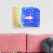 Dans Fireflies door sky boivin Canvas Afdruk (Insitu (Woonkamer))