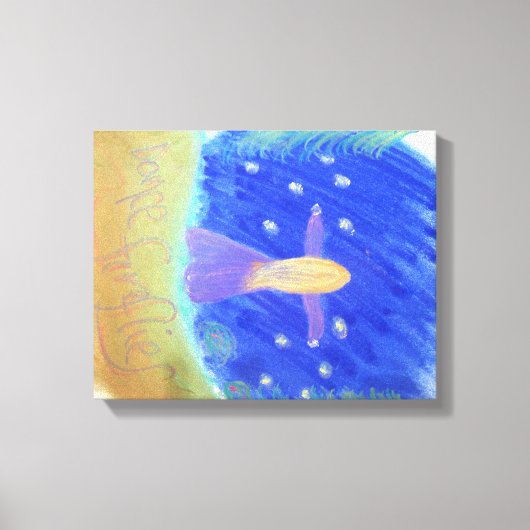 Dans Fireflies door sky boivin Canvas Afdruk (Voorkant)