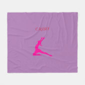 Dans fleece deken. (Voorkant (Horizontaal))