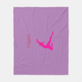 Dans fleece deken. deken (Voorkant)