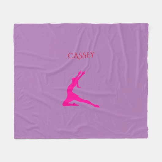 Dans fleece deken. deken (Voorkant (Horizontaal))