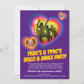 Dans flynfebans 80's fotoverjaardag 90 kaart (Voorkant)