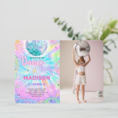 Dans Foto Uitnodiging (Staand voorkant)