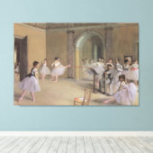 Dans foyer bij de Opera van Edgar Degas Canvas Afdruk (Insitu (Houten vloer))