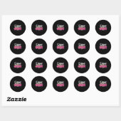 Dans Gigi Leopard Funny Dansen Gigi Moederdag Ronde Sticker (Vel)