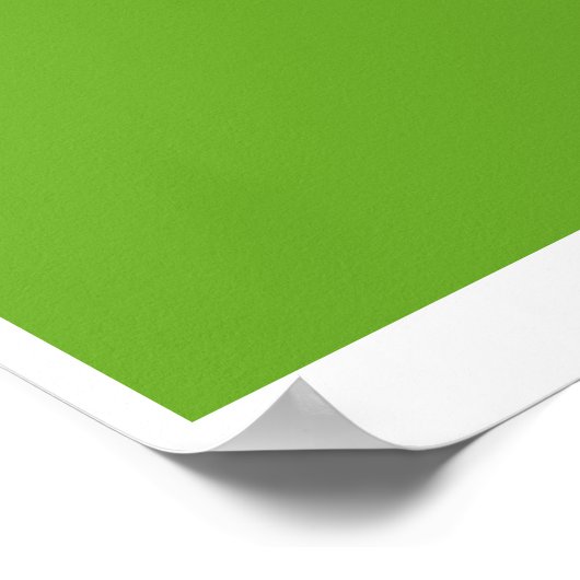 Dans (groen) poster (Hoek)