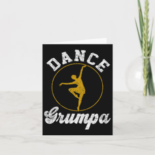 dans Grumpa Dance Lover Vaderdag Kaart