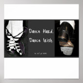 Dans Hard. Dance Irish of ga gewoon naar huis Poster (Voorkant)