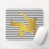 Dans Hip Hop Break Dans Moderne Strepen Muismat (Met muis)
