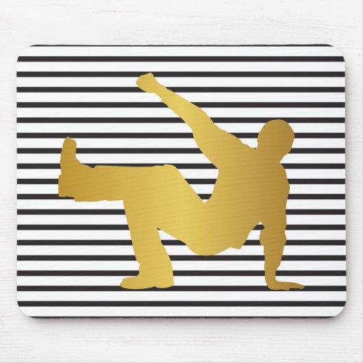 Dans Hip Hop Break Dans Moderne Strepen Muismat (Voorkant)