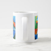 Dans in blauw 2008 grote koffiekop (Achterkant)