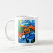 Dans in blauw 2008 koffiemok (Links)