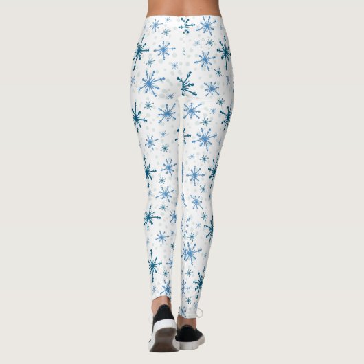 Dans in de Elegantie van de Winter: Sneeuwvlok voo Leggings (Achterkant)