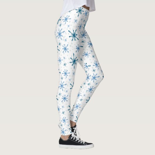 Dans in de Elegantie van de Winter: Sneeuwvlok voo Leggings (Rechts)