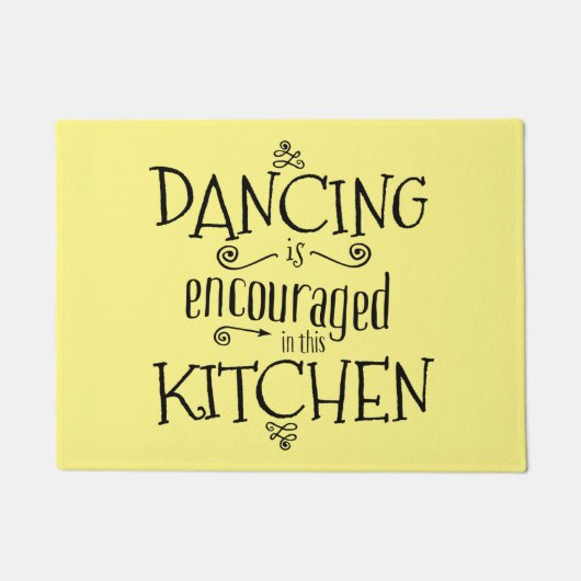 Dans in de keuken - deurmat (Voorkant)