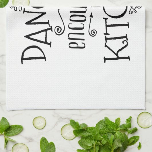 Dans in de keuken - handdoek (Gevouwen)