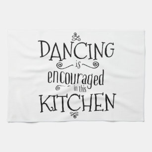 Dans in de keuken - handdoek