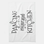 Dans in de keuken - handdoek (Verticaal)