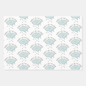 Dans in de papierbladen voor regenwonden inpakpapier vel (Voorkant 2)