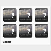 Dans in de Rain Inspirerend Sticker (Vel)