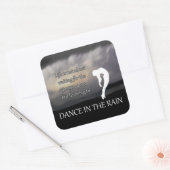 Dans in de Rain Inspirerend Sticker (Envelop)