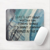Dans in de Rain Mousepad Muismat (Met muis)