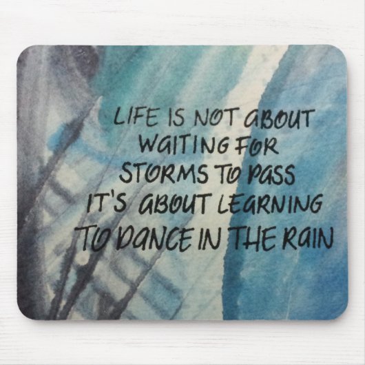 Dans in de Rain Mousepad Muismat (Voorkant)