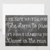 dans in de regen (Voorkant / Achterkant)