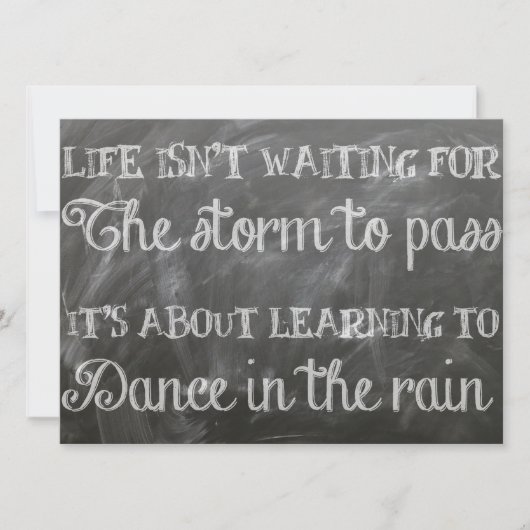 dans in de regen (Voorkant)