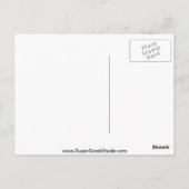 Dans in de regen briefkaart (Achterkant)